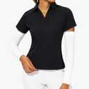 Stelle Arm Sleeves UV Sun Protection Compression Cooling Sleeves UPF 50 for Women Men Sport/Working/Tattoo Cover up (2 Pairs-black)