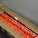 Sintuff 50 Pack Electric Fence Posts, 40 Inch Plastic Step in Heavy Duty Sturdy Fence Posts for Farm Garden Yard Temporary Outdoor Wire Fencing(Orange)