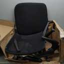 BestOffice Drafting Chair Tall Office Chair with Adjustable Foot Ring and Flip-Up Arms Computer Standing Desk Chair Executive Rolling Swivel Chair for Office & Home (24L*26W*50H, Black)