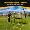 Apex Sports Volleyball Spike Trainer Adjustable Solo Practice Station for Hitting & Spiking Durable 25lb Base, Easy Ball Reload Indoor/Outdoor Training Aid for All Skill Levels