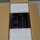 Bamboo Desk Organizer with Drawers, Mail Organizer Countertop Wood Desk Drawer Tabletop Storage Organization Pen Holder Letter Sorter Makeup Organizer for School Home Office (Black)