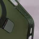 Magnetic for iPhone 16 Case with Ring Stand, [10 FT Drop Protection] [Velvety Touch] Slim Translucent Matte Back Shockproof Phone Case for iPhone 16 6.1'', Midnight Green