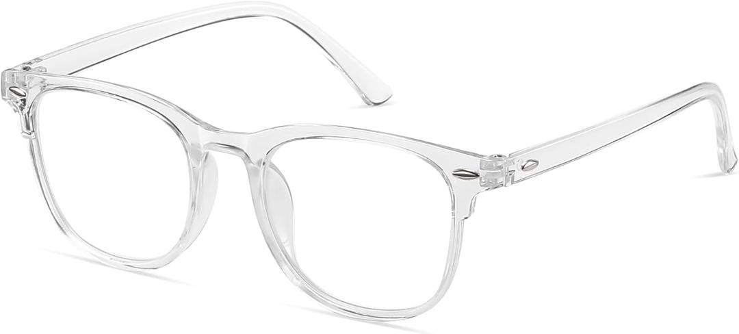 Distance Glasses for Women & Men, Near Sighted Myopia Driving Eyeglasses, Nearsighted See Far Vision Glass (Clear)