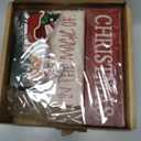 Lineshading 4 Pcs Christmas Table Decoration Wooden Santa Claus Decor Christmas Tiered Tray Decor Decorative Santa Claus Elk Block Sign Gift Farmhouse Xmas Table Centerpiece for Home Kitchen Shelf