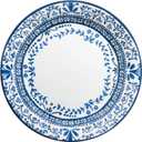 Corelle Vitrelle 6 PIECE Dinner Plates Set Triple Layer Glass and Chip Resistant, Lightweight Round Plates, Portofino
