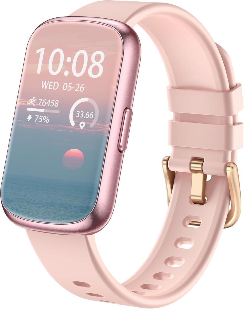 Fitness Tracker, Smart Watches for Women Men with 24/ 7 Heart Rate/ Blood Pressure/ Blood Oxygen Monitor, Sleep Tracker, Calories&Step Counter, IP68 Waterproof Health Activity Trackers for Android&iPhone
