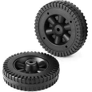 6 Inch G206-0025-W1 Grill Wheels Replacement Parts for Charbroil Wheels Kit 463722403 463720115 463720114 461630007 463723110 473720108 Kenmore 415.15476 415.154802 415.16107 Thermos 4618041