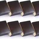 Geelin 8 Pack Solid Wood Legs for Furniture 4 Inch Height L Shaped Bed Risers Heavy Duty Sofa Feet Table Legs Furniture Bed Lifters for Dresser Cabinet Chair Couch Cupboard, Easy Adjustment