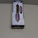 Conair 2-in-1 Hot Air Curling Combo, Includes 1.5-inch Curl Brush and 1-inch Aluminum Bristle Brush (Black / Purple)