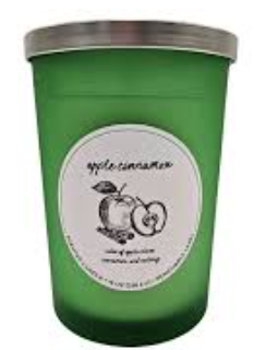 Jar Candle Apple Cinnamon Green 19 oz