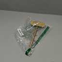 Sumnacon Clothes Rack, 1 Pcs Stainless Steel Clothes Hanger, Wall Mounted Clothes Hanging Organizer, Drying Rack with Swing Arm, Space Saving Hangers for Bathroom Laundry Room Closet, Gold