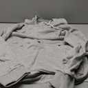 LINYUCHEN Cat Dog Carrier Hoodies Puppy Kitten Carrying Sweatshirt Large Pet Pocket Pullover Top Unisex Kangaroo Hoodies (Light Grey), XXL