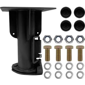 15" Fifth Wheel Camper RV Trailer Adapter Hitch to Gooseneck Ball Compatible with 2 5/16" Ball