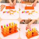 Weewooday 12 Pieces Jumbo Test Tubes with Stand Set, Primary Science Including 5 Jumbo Test Tubes, 6 Pieces Liquid Droppers Silicone and 1 Piece Storage Stand, Multi Color, Ages 6 and Above