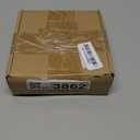 Shelf Brackets 6 x 3 Inch, 4 Pack Solid Floating Shelf Bracket Reversible, Sturdy Matte Black Shelf Brackets, Heavy Duty Shelf Mounting Brackets for DIY Wall Shelves