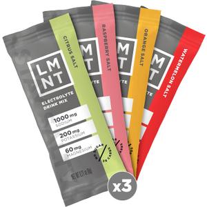 LMNT Zero Sugar Electrolytes - Variety Pack | Drink Mix | 12-Count (BB 10/2026)