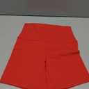 CRZ YOGA ButterLuxe Biker Shorts 6" - High Waisted Workout Running Volleyball Spandex Yoga Womens (Medium, Deep Red)