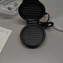 Dash Mini Maker Grill - Compact & Indoor Electric Grill - Efficient & User-Friendly Device with Nonstick Surface - Quick Heat-Up System - Easy-to-Clean & Store - Black (4 Inch Cooking Surface)