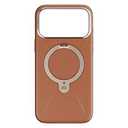 TORRAS Ostand Q3 Air for iPhone 17 Pro Max Case with 360 Magnetic Stand, Fit for MagSafe, Mil-Grade Drop Tested, Camera Control Button, Shockproof Phone Case for iPhone 17 Pro Max 6.9" Saddle Brown  