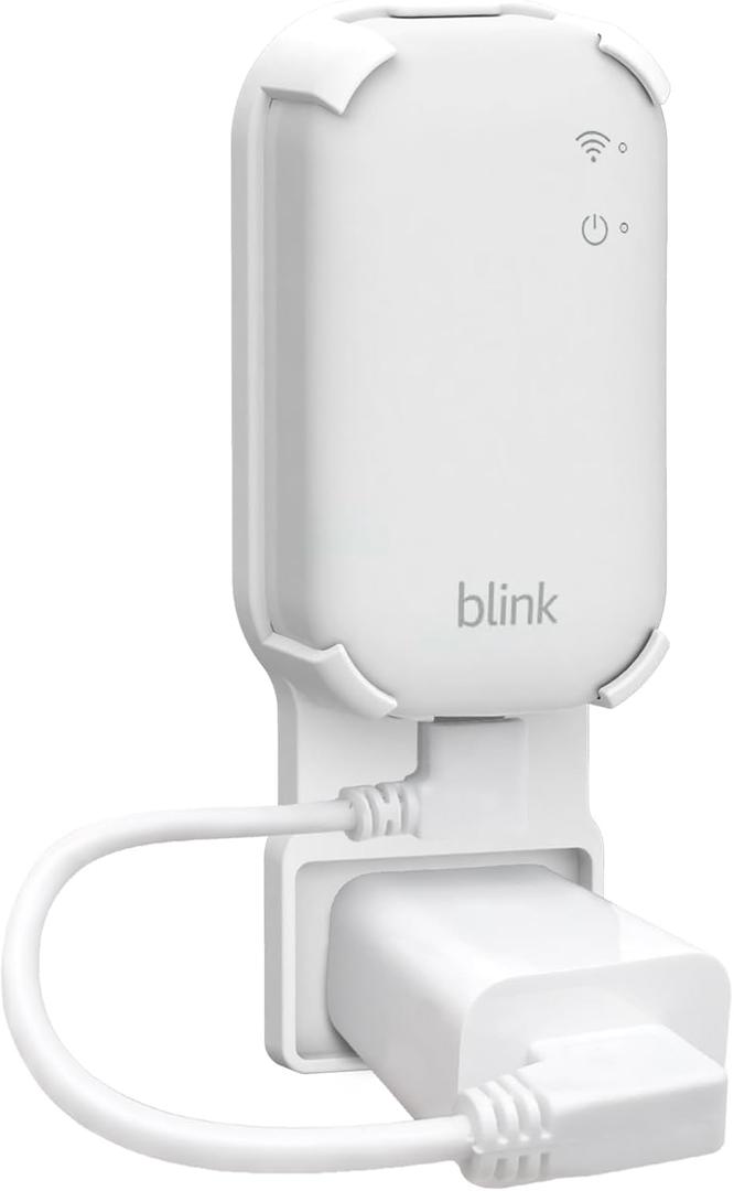 2 x Wall Mount for Blink Sync Module Core with Short Cable - Save Space - No Messy Wires - Easy Move Mount Bracket Holder for Blink Outdoor Indoor Security Camera