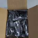 Non Slip Mattress Gaskets for Bed Frame, 6 pcs Mattress Holder in Place Gripper, Anti-Slip Baffle Fit for Metal Bed Frames, Easy to Installation Metal Pad Gripper, Black