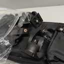 Reusable Grocery Bag on Wheels Shopping Bag with Wheels, Detachable Roller Tote Bag, Luggage Bag, used for Shopping, Camping, Traveling, Giving Gifts to Friends, Large Capacity, Black