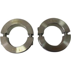AZSSMUK Bore 1-3/4'' Double Split Shaft Collar Stainless Steel Lock Collar Clamp Set Screw 2PCS (1-3/4'', 2)