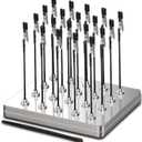 Magnetic Helping Hands for Soldering with 20 Flexible Magnetic Clips - All-in-One Steel Box Station with Brush, Ideal as a Model Painting Stand, Soldering, PCB, and Crafts (Silver)​
