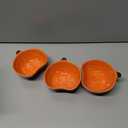 Pumpkin Ramekins Small Ceramic Pumpkins Bowls for Baking 6 Oz Oven Safe Mini Pumpkin Dish for Serving Dip and Sauce, 4pcs