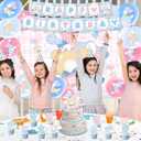 42Pcs Cinna-morolls Party Supplies Pack IncludesBannerCake TopperBlackdrop,Balloons for Cinna-morolls party supplies