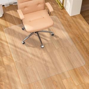 Tonaus Chair Mat for Hard Floor, Computer Chair Mats 45"54" Transparent Clear PVC Floor Mats, Office Chair Mat Floor Protector for Home Office