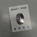 Mirlray Smart Ring for Women & Men, Smart Ring Health Tracker, Blood Oxygen & Heart Rate Monitor, Long Lasting Battery Sleep Ring, Waterproof Fitness Ring (Silver, 8)