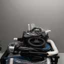 Jeep Sport All-Terrain Stroller Wagon by Delta Children - Includes Canopy, Parent Organizer, Adjustable Handlebar, Snack Tray & Cup Holders, Grey/ Blue Moon