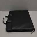 Important Document Organizer Folio Accordion File Organizer Fireproof Expanding File Folder Storage Box with Zipper Labels 13 Pockets for Business Office Receipt Travel (Black)