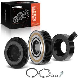 A-Premium Air Conditioner AC Compressor Clutch Kit Compatible with Chevrolet Camaro 2010-2015 3.6L, Only fit SP17 Style Compressor
