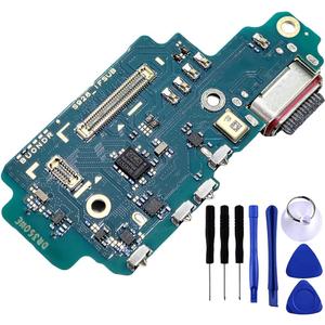 Galaxy S24 Ultra 5G USB Charging Port Flex Cable Replacement SM-S928U Type C Charger Dock Board Flex Cable Connector for Samsung S24 Ultra S928U1 Port Repair Part with Tools (SM-S928U)