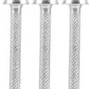 Cabilock Cake Decorating Tool Aluminum Alloy Flower Nail Pastry Cone Holder Icing Piping Rod for Precise Flower and Rose Making in Baking 3-Pack