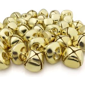 Jingle Bells 1.4-Inch/ 35mm Metal Craft Bells, Christmas Tree Bells, for Holiday Home Christmas Festival Party Wedding Decoration Gifts DIY Project, 43Pcs, Gold