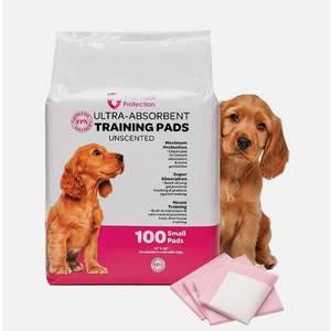 Pink Puppy Pee Pads for Dogs 13X18 Inches, Pack of 100  Smal Pads |Ultra Absorbent | Heavy Duty Dog Pads | Pet Toilet Training Pads, Lavender Scented