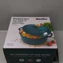 Mueller DuraCast 6 Quart Enameled Cast Iron Dutch Oven Pot with Lid, Heavy-Duty, Oven Safe up to 500 F & Across All Cooktops, Wedding Registry Ideas & Gifts, Emerald