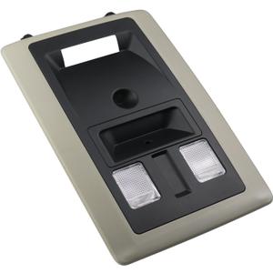 Overhead Console Housing w/Light & Lens for Interior Roof Compatible with 2009-2024 Dodge Ram 1500 2500 3500 4500 5500 Truck Accessories Parts Interior Dome Map Reading Light