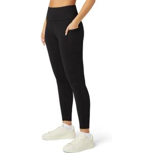 No Nonsense Leggings for Women with Tummy Control and Pockets, Athletic High Waist Yoga Pants, M