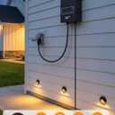 CLOUDY BAY [12 Pack] Anti-Glare Low Voltage LED Deck Lights - 12-24V Recessed Step Riser, IP65 In-Ground Outdoor, 2700K Warm White, Aluminum Housing, Oil Rubbed Bronze Finish