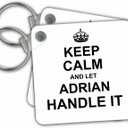 3D Rose Key Chains, Set of 2 (kc_233173_1)