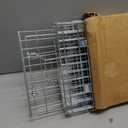ANT MARCH Live Animal Cage Trap 32''x11.5"x13" Steel Humane Release Rodent Cage with Gloves for Rabbits, Stray Cat, Squirrel, Raccoon, Mole, Gopher, Chicken, Opossum, Skunk, Chipmunks, Groundhog