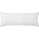 Belgian Flax Linen Oversized Lumbar Cover, White, 48x26"