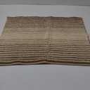 BSICPRO Bath Mat Rug for Bathroom Non Slip 17 x 24 Inches Water Absorbent Chenille Floor Mats Machine Washable (Tan)