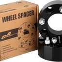 GAsupply ATV 4x110 Wheel Spacers 2 inch, Black ATV Wheel Adapters Spacers 74mm Hub Bore 101.25 Studs, Compatible with Honda, Suzuki, Bombardier, 2 Pack