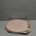 Bemis 500EC 063 Toilet Seat with Easy Clean & Change Hinges, 1 Pack Round, Venetian Pink