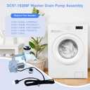 DC97-19289F Washer Drain Pump Assembly Replacement for Samsung Washing Machine WA44 WA41 WA45 WA52 WA50 WA54 etc Series Replace DC97-19289B DC97-19289A PX3516-01 DC97-17349B DC97-17366A DC97-17366J